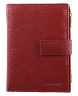 Pierre Cardin Italian Leather Ladies Tab Wallet in Red (PC1818)