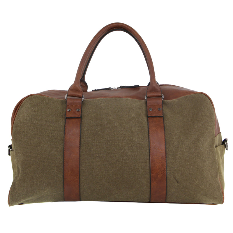 Pierre Cardin Canvas Overnight Bag in Brown (PC2887)