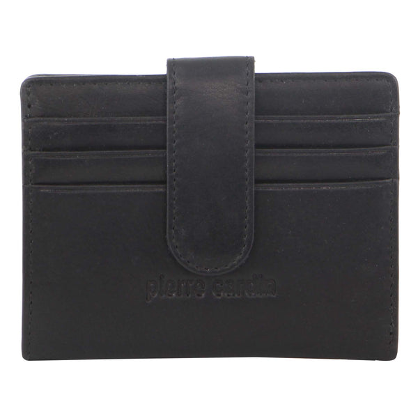 Pierre Cardin Mens Leather Bi-Fold Card Holder/Wallet in Black (PC 3308)