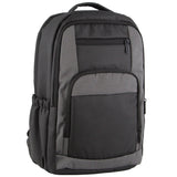 Pierre Cardin Travel & Business Backpack with Built-in USB Port in Grey-Black