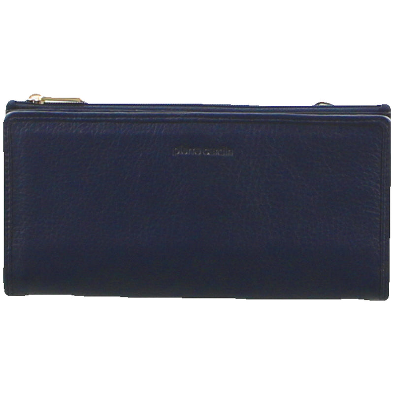 Pierre Cardin Ladies Leather Bi-Fold Wallet in Navy (PC9130)