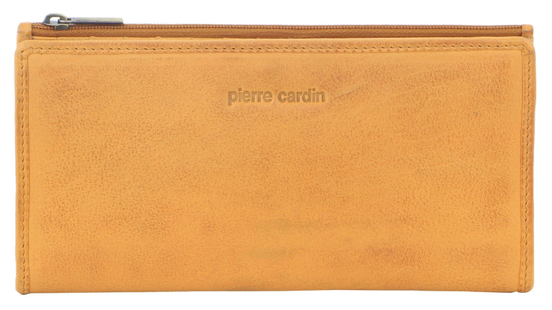 Pierre Cardin Ladies Leather Bi-Fold Wallet in Tobacco (PC9130)